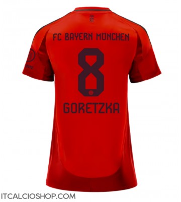 Bayern Munich Leon Goretzka #8 Prima Maglia Femmina 2024-25 Manica Corta